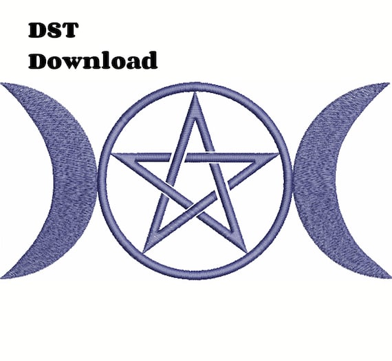 Triple Goddess Embroidery Design instant Download | Etsy
