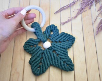 Macrame leaf , Macramé leaves , Small macramé accessory , handmade gift , Ornament
