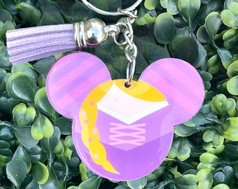 Princess Keychain or Bag charm - Princess Keychain - Pincess Bookbag Charm - Purse Charm - Cute Keychain - Cute Bookbag Charm