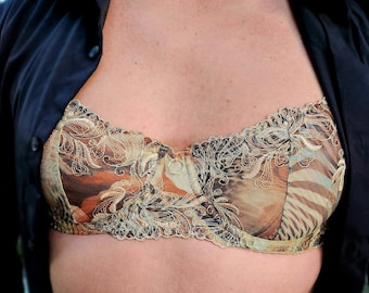 32AA Sujetadores para hombre, sujetadores de lencería Sissy. Lencería travesti M2F.