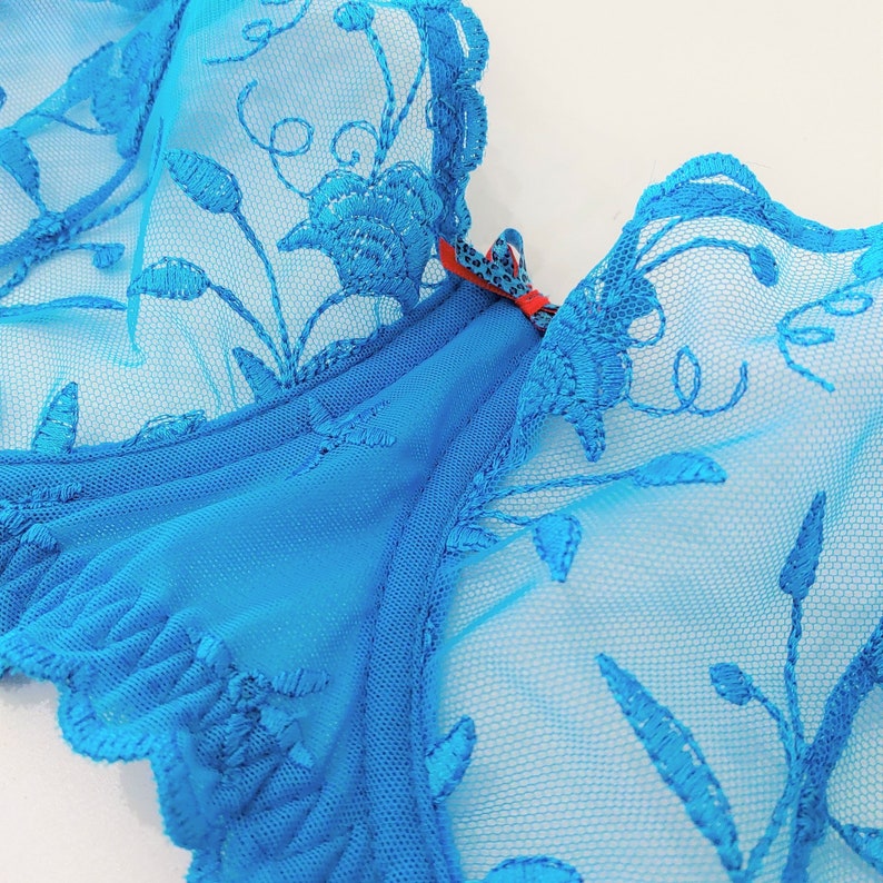 AA Cup Size Blue Soft Bra for Men. Crossdresser Etsy