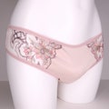 Men's Sissy Satin Panties and Thongs Light Beige Pastel Colors. Custom Satin Lingerie for Sissy Crossdressers.