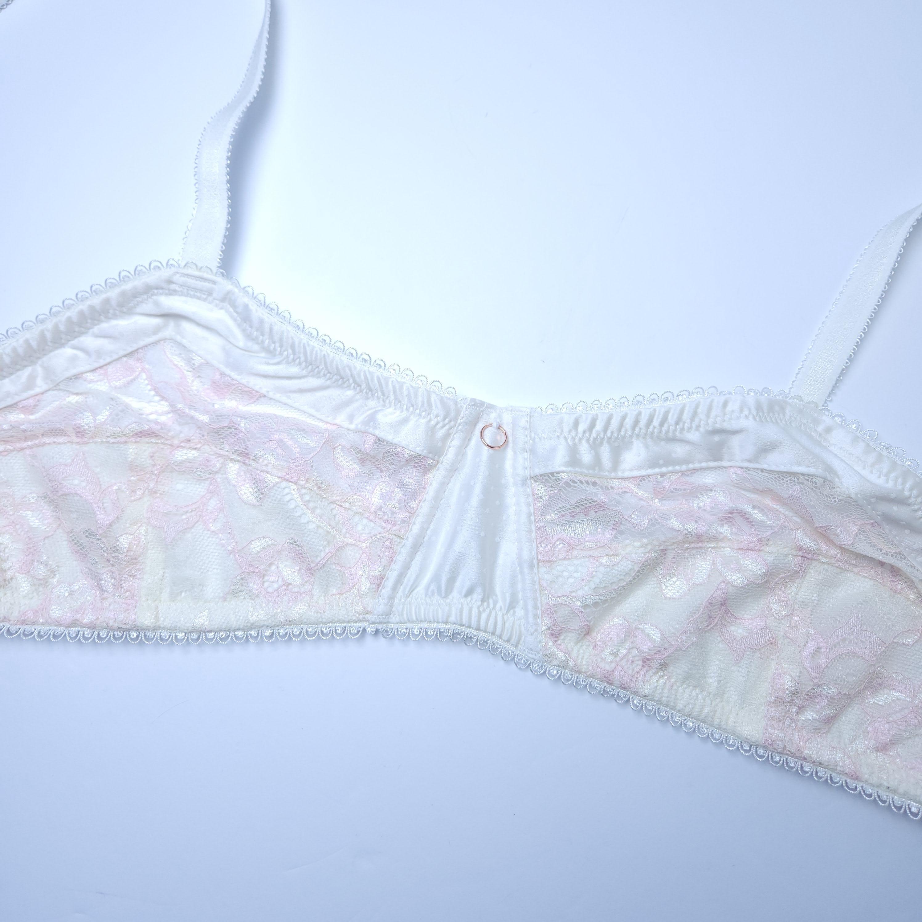 42AA Cup Underwire Bras for Men, Sissy Lingerie Lace Satin. M2F ...