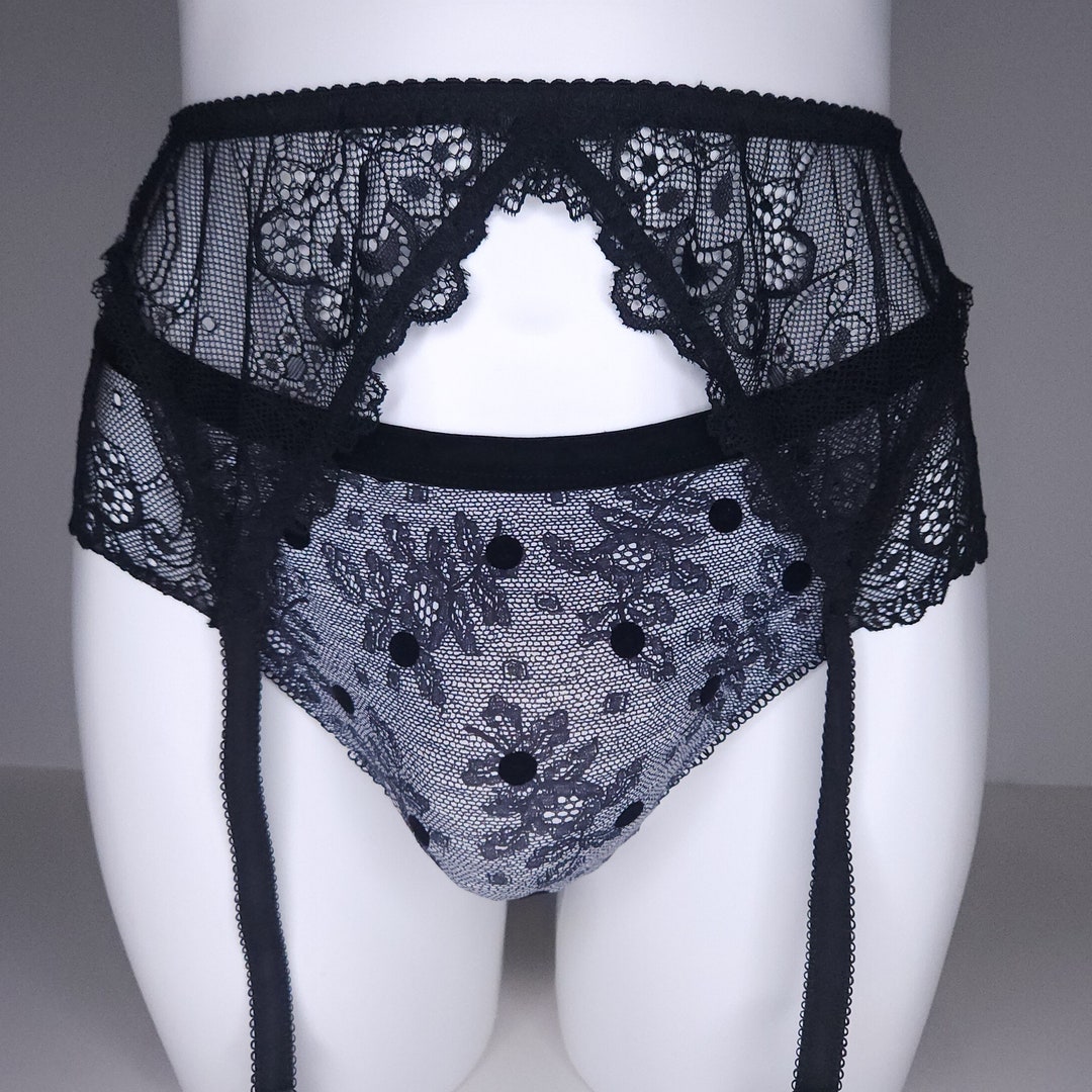 Sissy Scarlett Lace Garter Style Panties