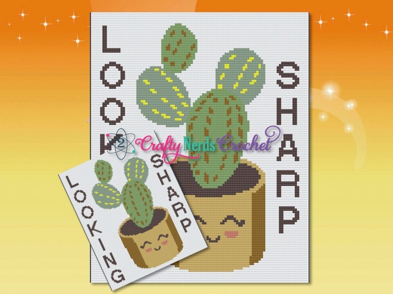 Cactus Looking Sharp Throw Pattern