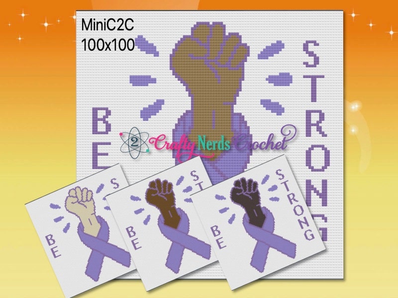 Strong Cancer Ribon Be Strong Cancer Awareness Ribbon Pattern Graph With Minic2c Written ...