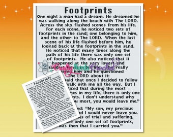 Footprints In The Sand Story Pattern Graph With Single Crochet SC Written, Christian Graphgan, Christian Blanket, Christian Crochet Pattern