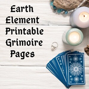 Earth Printable Grimoire Pages
