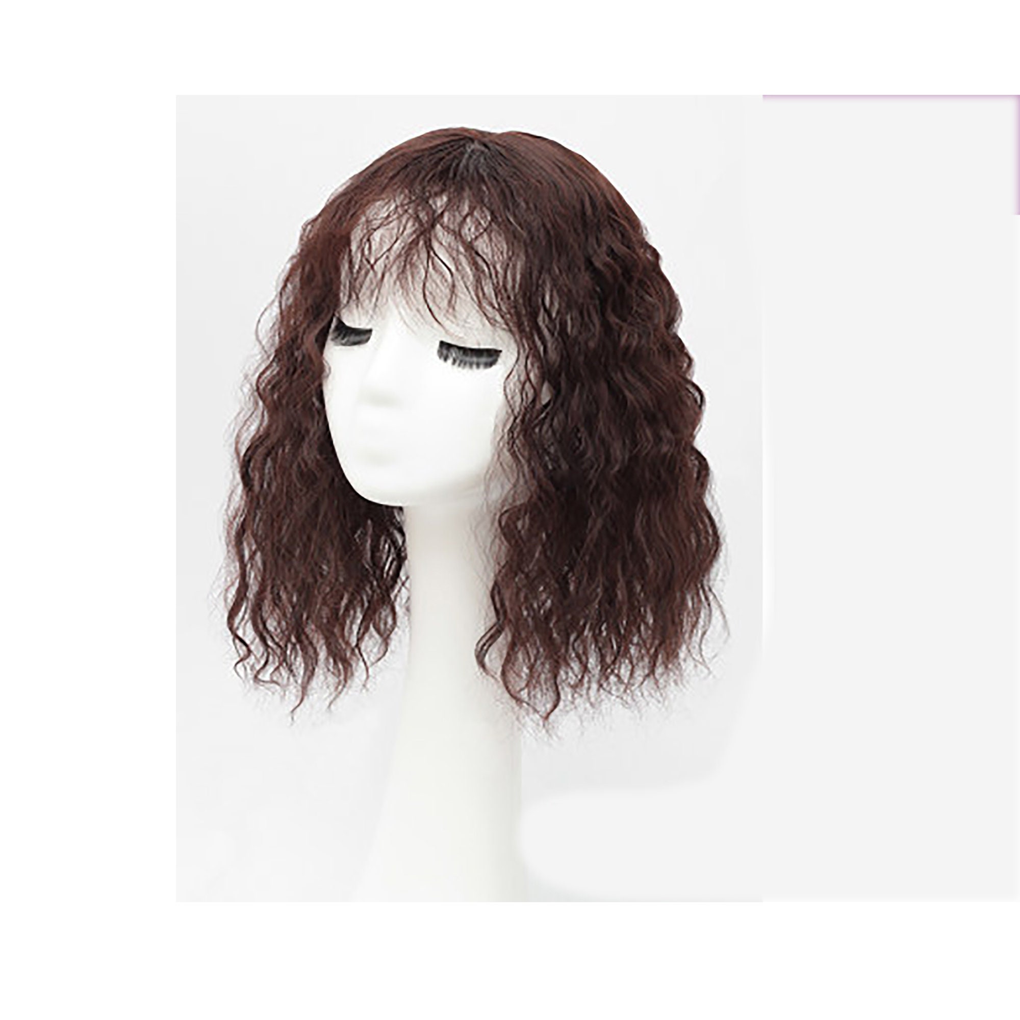 Curly Wavy Hair Topper With Bangsclip in Synthetic Hair - Etsy Australia Curly Wavy Hair Topper With Bangsclip in Synthetic Hair - Etsy Australia