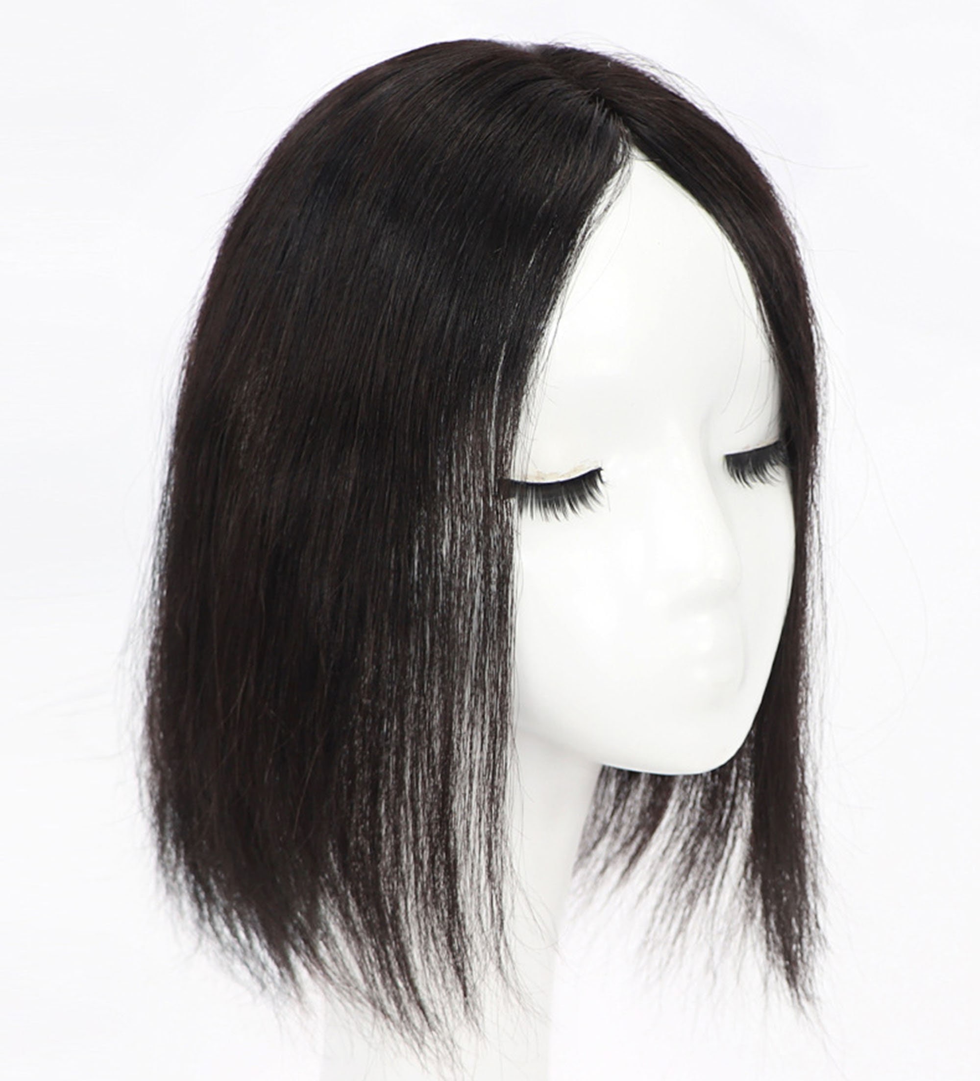 Middle Scalp Hair Topper Hairpiece for Woman Glue Fixed Hair Etsy Norway