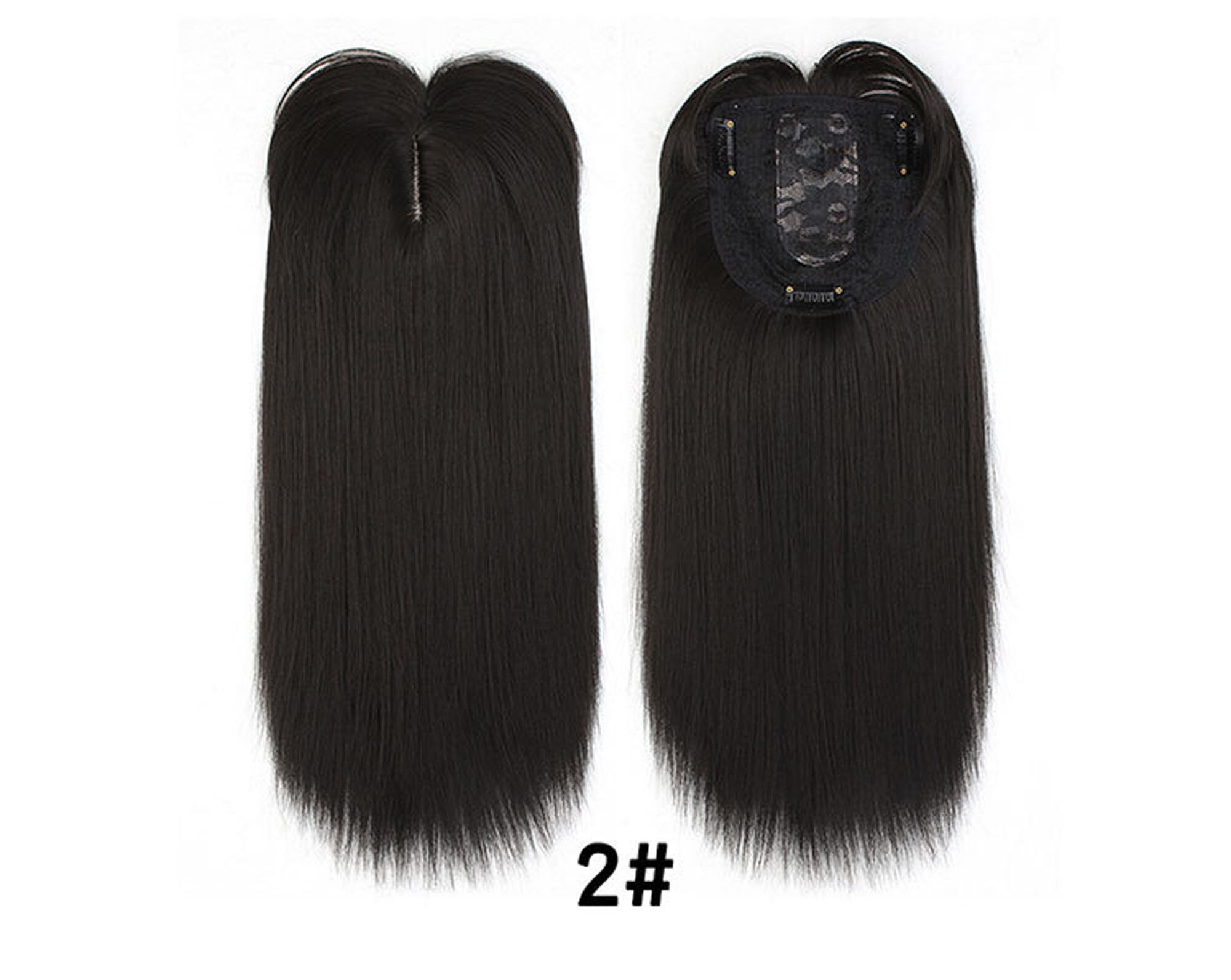 Straight Hair Topper With Bangscovering Head Hairpiece for Etsy