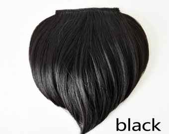 Love Tip Bangs, Cosplay Unique Hairstyle Hair Piece, Forehead Hair Extension Hair Piece, Anime Hairstyle Bangs With Clip Hair Piece