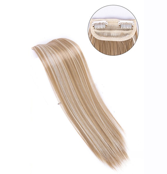 Women's Hair Extensions Clip in Hairpiece Head Top - Etsy Australia Women's Hair Extensions Clip in Hairpiece Head Top - Etsy Australia