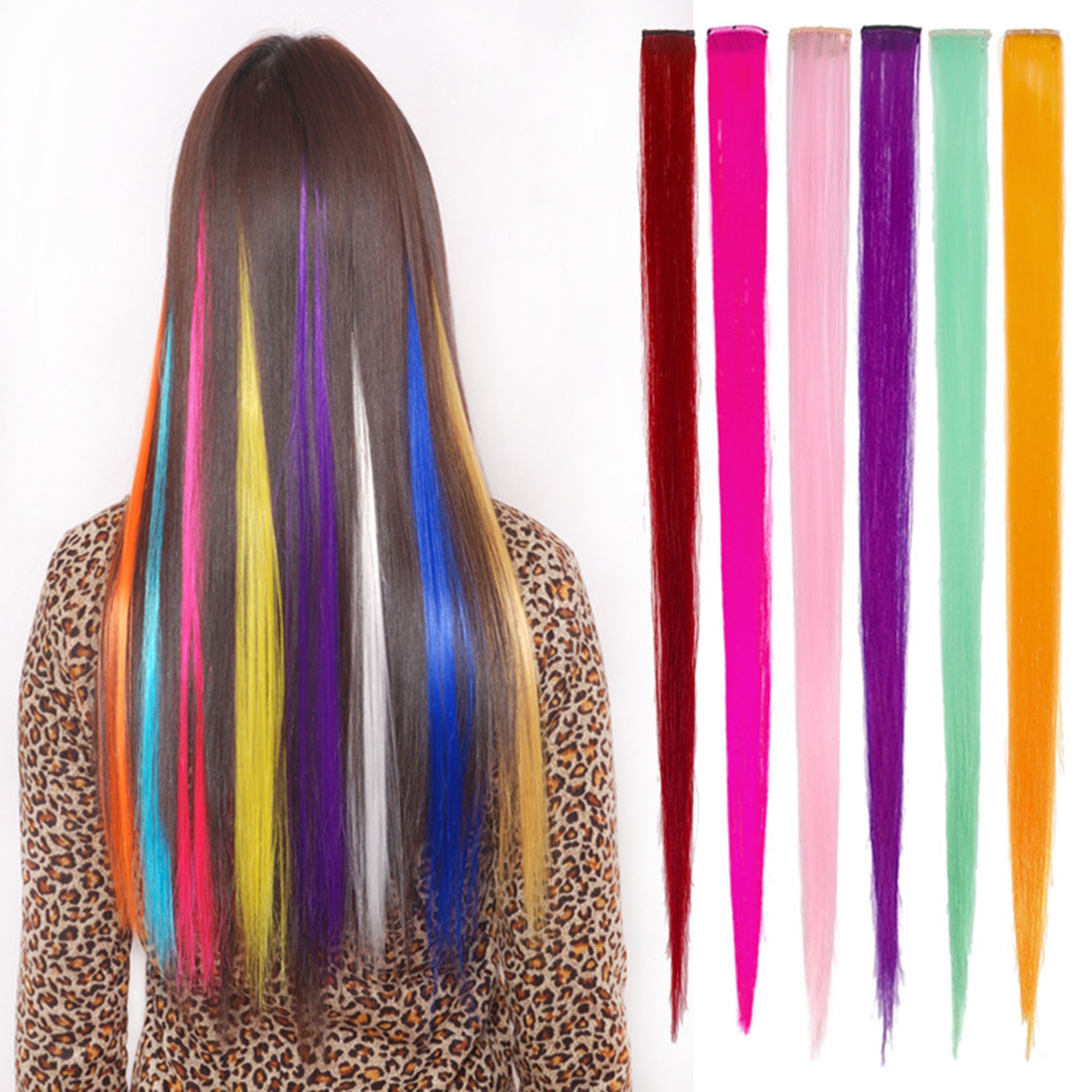 20 Inch Straight White Color Party Hairpieces Highlights Clip - Etsy Hong Kong 20 Inch Straight White Color Party Hairpieces Highlights Clip - Etsy Hong Kong