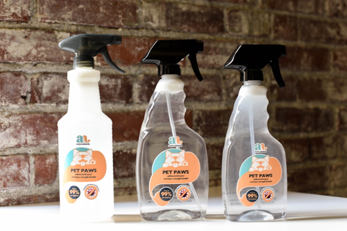 Natural Pet Paws Sanitizer Antibacterial Paw Cleaner Dog Etsy