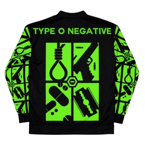 type o negative bomber jacket