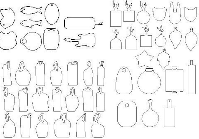 50 Charcuterie Board Designs vcarve, AI, svg, and DXF files Digital File image 2