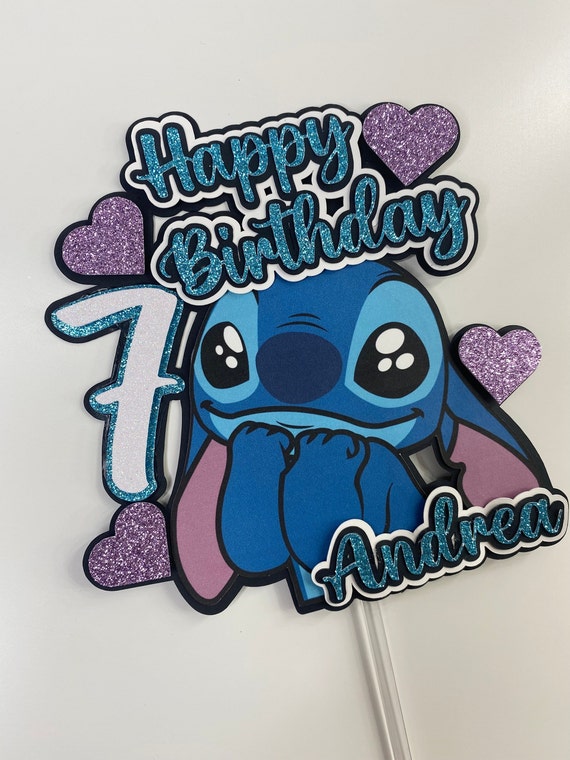 STITCH Cake Topper,printable Cake Topper Stitch, Lilo and Stitch