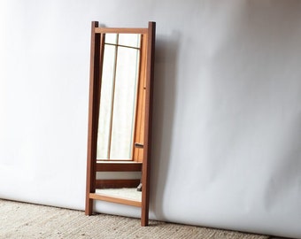 wood floor mirror