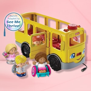 Switch-adapted Lights & Sounds School Bus, Brand New, Special Needs, Limited Mobility, Disability (Price includes Shipping)