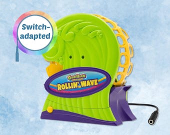 Switch-adapted Bubble Machine, Brand New, Special Needs, Limited Mobility, Disability, (Price includes Shipping)