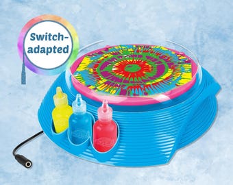 Switch-adapted Scented Spin Art, Brand New, Special Needs, Limited Mobility, Disability (Price includes Shipping)