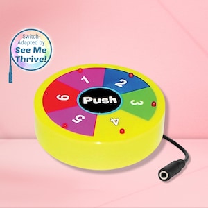 Switch-adapted Electronic Game Spinner, Brand New, Special Needs, Limited Mobility, Disability (Price includes Shipping)