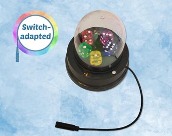 Switch-adapted Dice Roller, Brand New, Special Needs, Limited Mobility, Disability (Price includes Shipping)