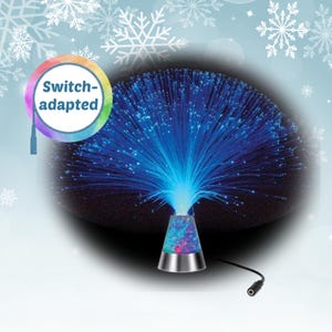 Switch-adapted Fiber Optic Lamp, Brand New, Special Needs, Limited Mobility, Disability (Price includes Shipping)