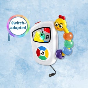 Switch-adapted Mini Toy MP3 Player, Brand New, Special Needs, Limited Mobility, Disability (Price includes Shipping)