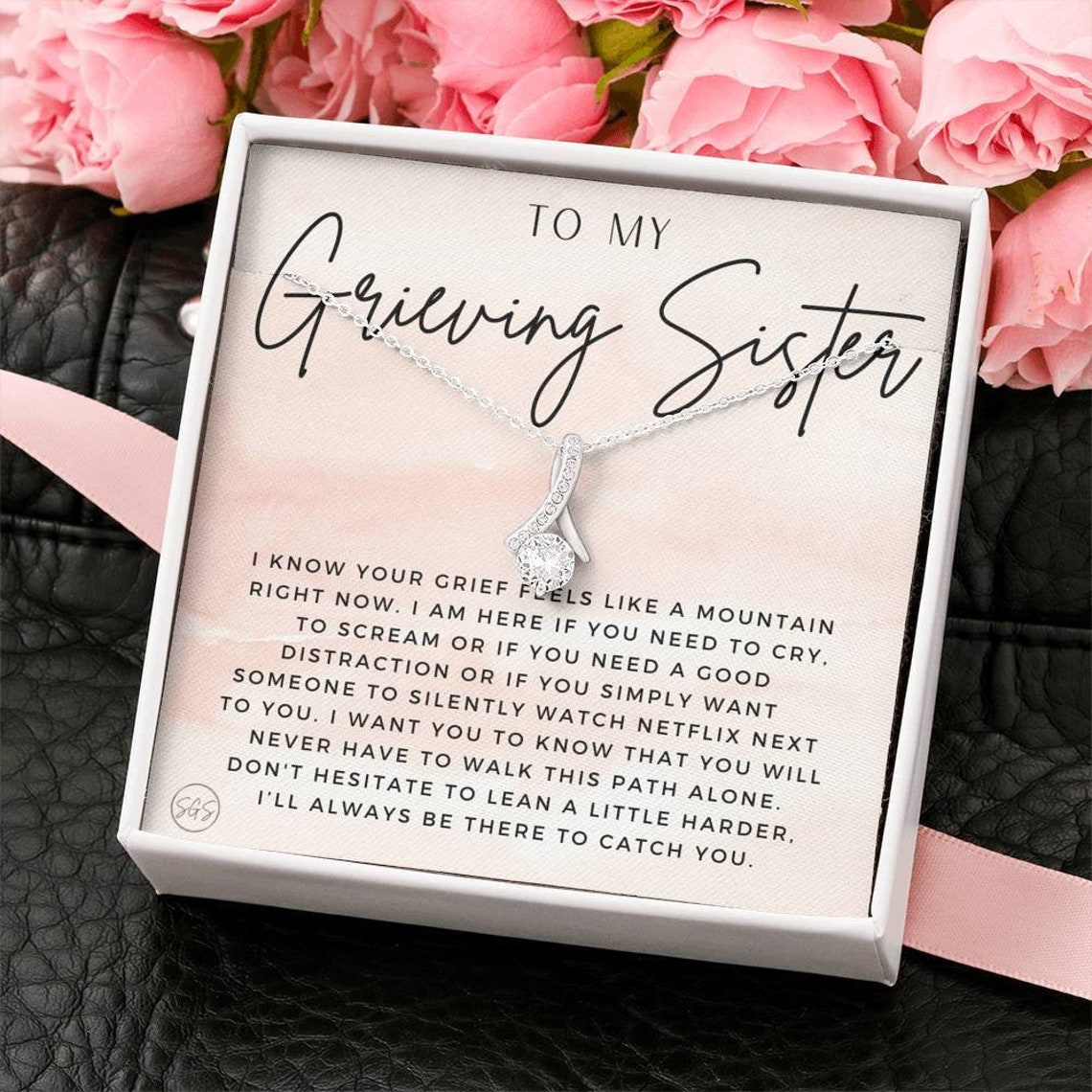 Sympathy Gift for Grieving Sister Grief Present Etsy