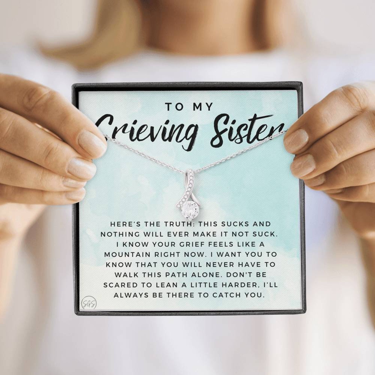 Sympathy Gift for Grieving Sister Grief Present Etsy