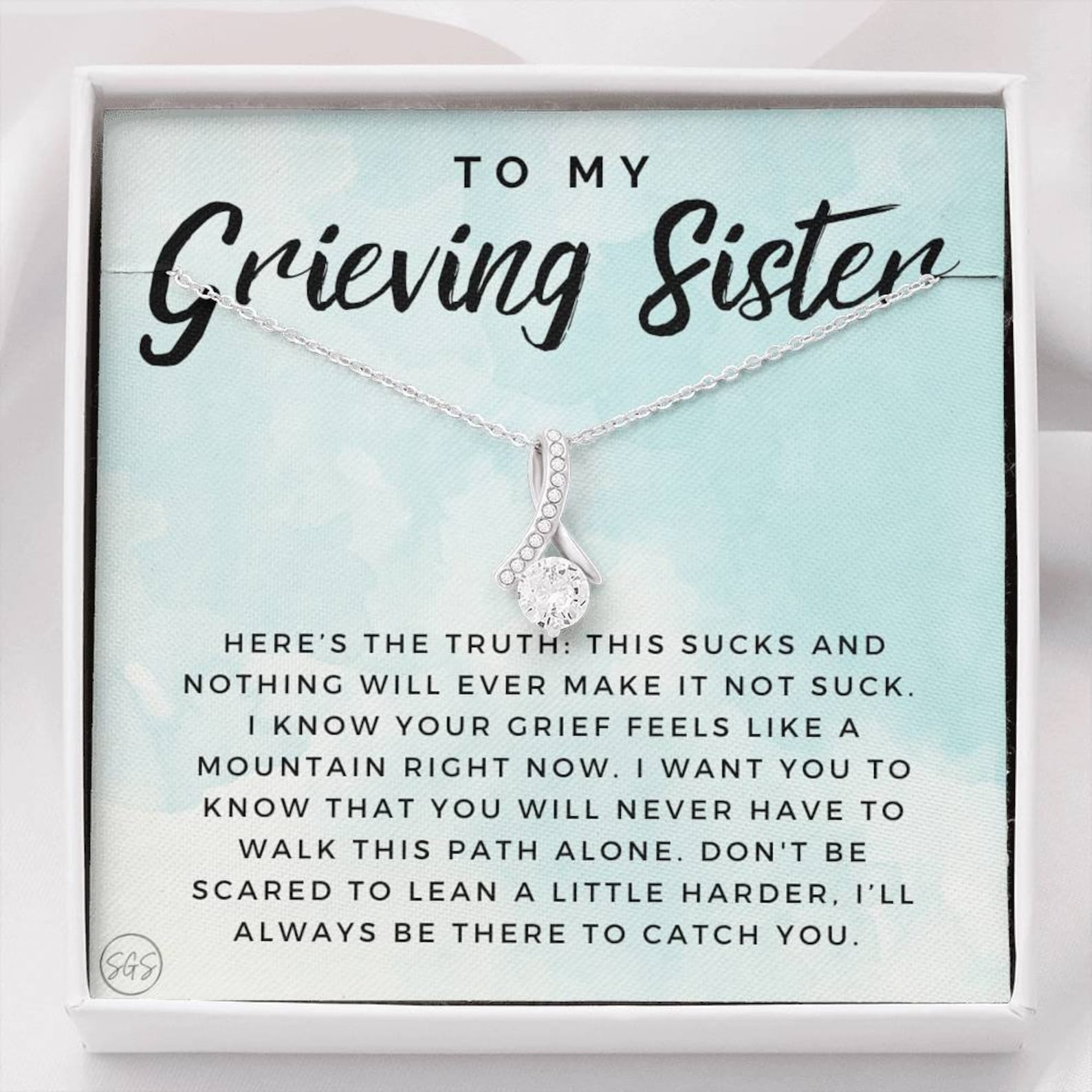 Sympathy Gift for Grieving Sister Grief Present Etsy