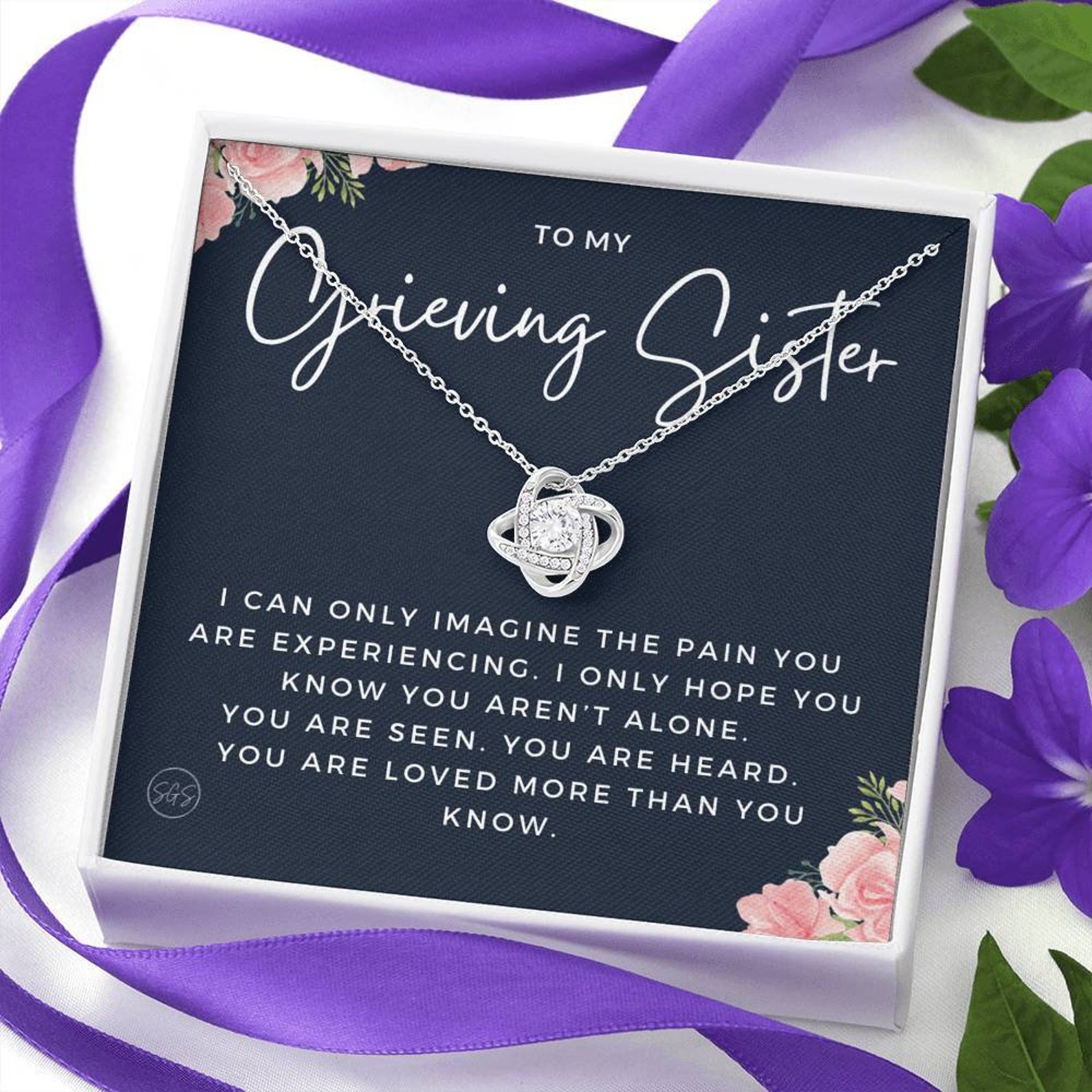 Sympathy Gift for Grieving Sister Grief Present Etsy