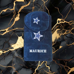 Custom text on 3 piece set 3 Piece Bathmat Set