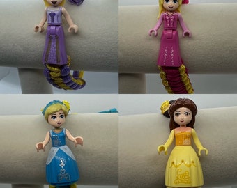 Conjunto de pulseiras infantis das Princesas da Disney, pulseira para bebês e meninas.