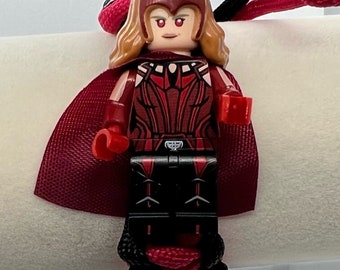 Scarlet Witch Wanda Maximoff Adjustable Paracord lego figure Bracelet Friendship bracelet, party favor, gift