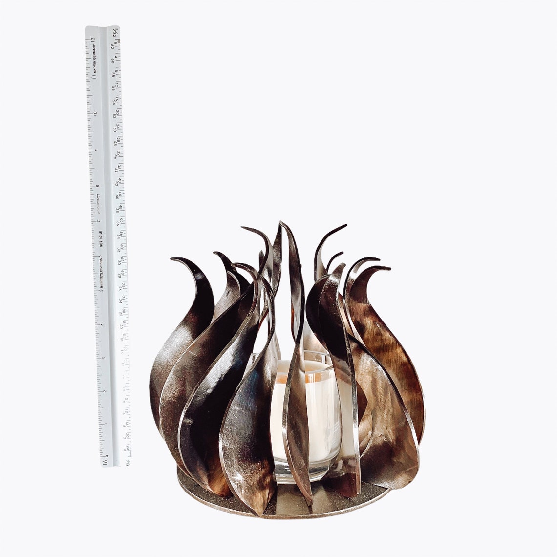 Flame Candle Holder Deluxe Large Etsy