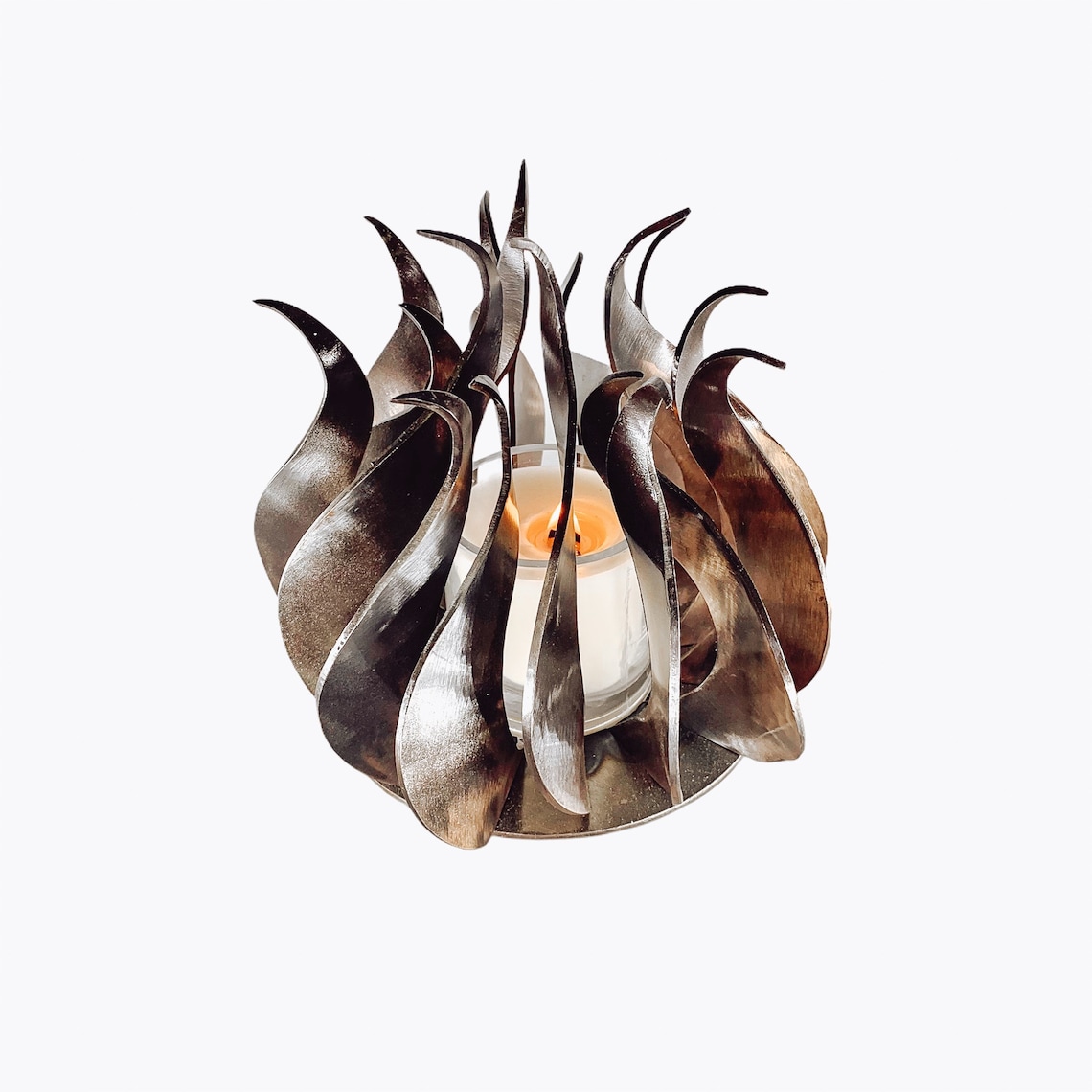 Flame Candle Holder Deluxe Large Etsy