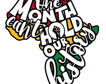 Africa, Black History Month Sticker
