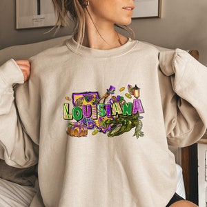 Louisiana Mardi Gras Shirt, Mardi Gras Dead shirt,Mardi Gras Carnival Drink Shirt,Fat Tuesday Sweatshirt,Orleans Sweatshirt,Louisiana Shirt