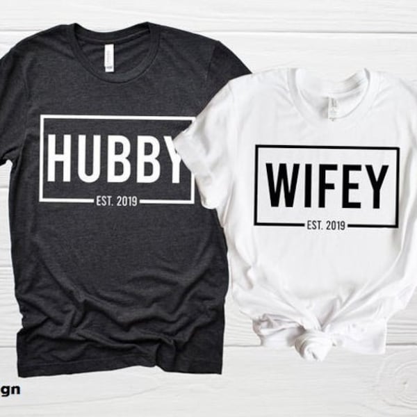 hubby and wifey nike shirts