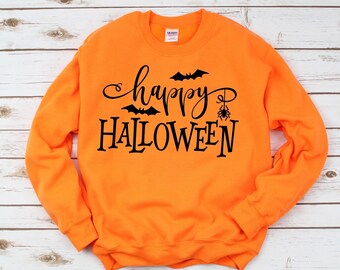 Happy Halloween Sweatshirt, Gift For Halloween, Halloween Costume Shirt, Halloween Sweatshirt, Halloween Family Sweatshirt,Unisex Sweatshirt