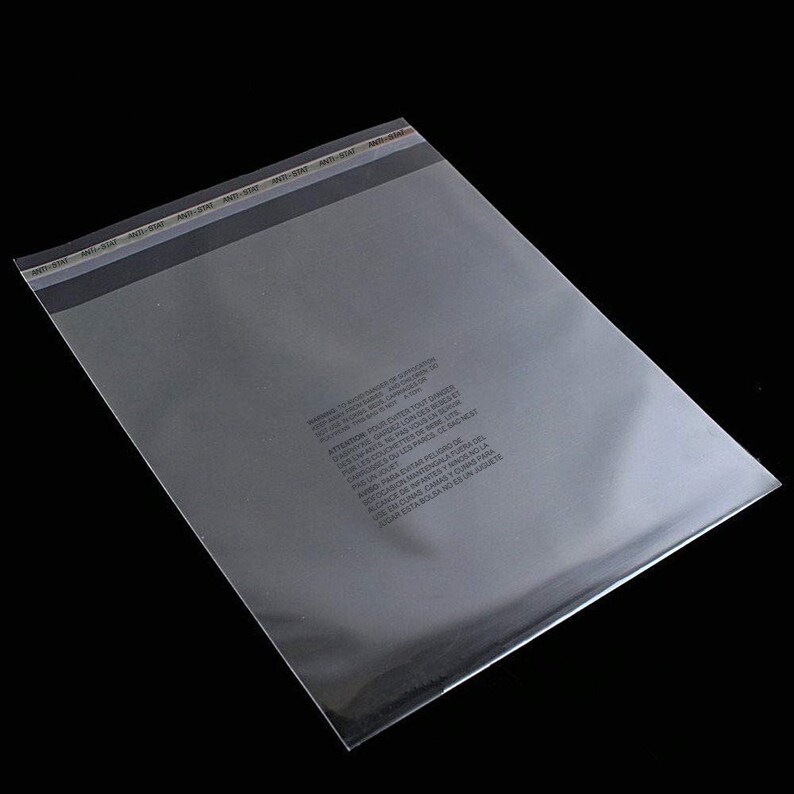 Clear OPP Self Adhesive Seal Plastic Bags Resealable Cellophane OPP Packing Poly Bags