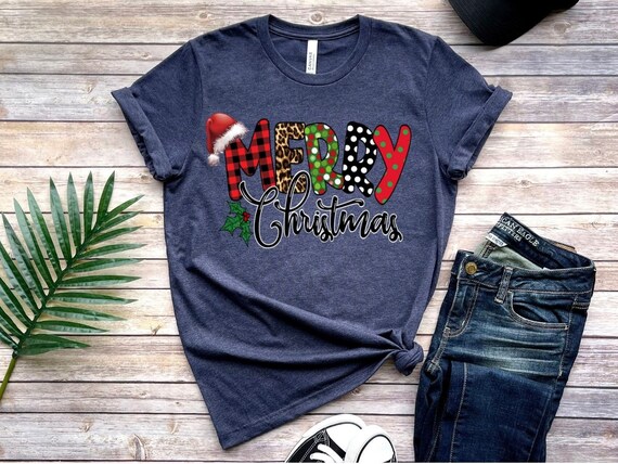 Merry Christmas Shirt Women's Christmas 