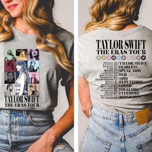 Two Sided Eras Tour Concert Shirt, Long Live Shirt, Concert Outfit, Her Song Lyric Shirt,Eras Tour Tee, TS Merch Shirt,Eras Tour Movie Shirt image 2