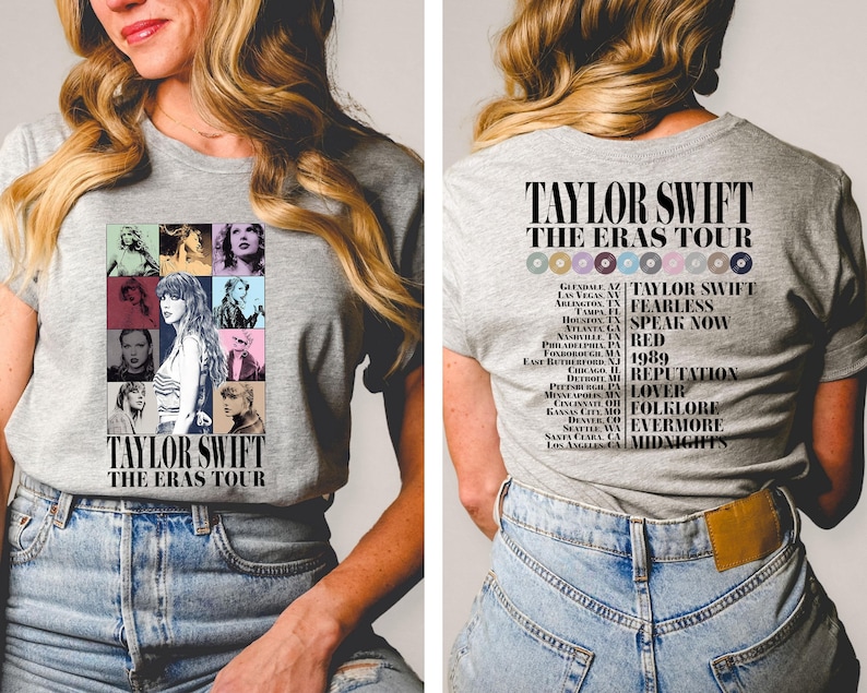 Two Sided Eras Tour Concert Shirt, Long Live Shirt, Concert Outfit, Her Song Lyric Shirt,Eras Tour Tee, TS Merch Shirt,Eras Tour Movie Shirt image 2