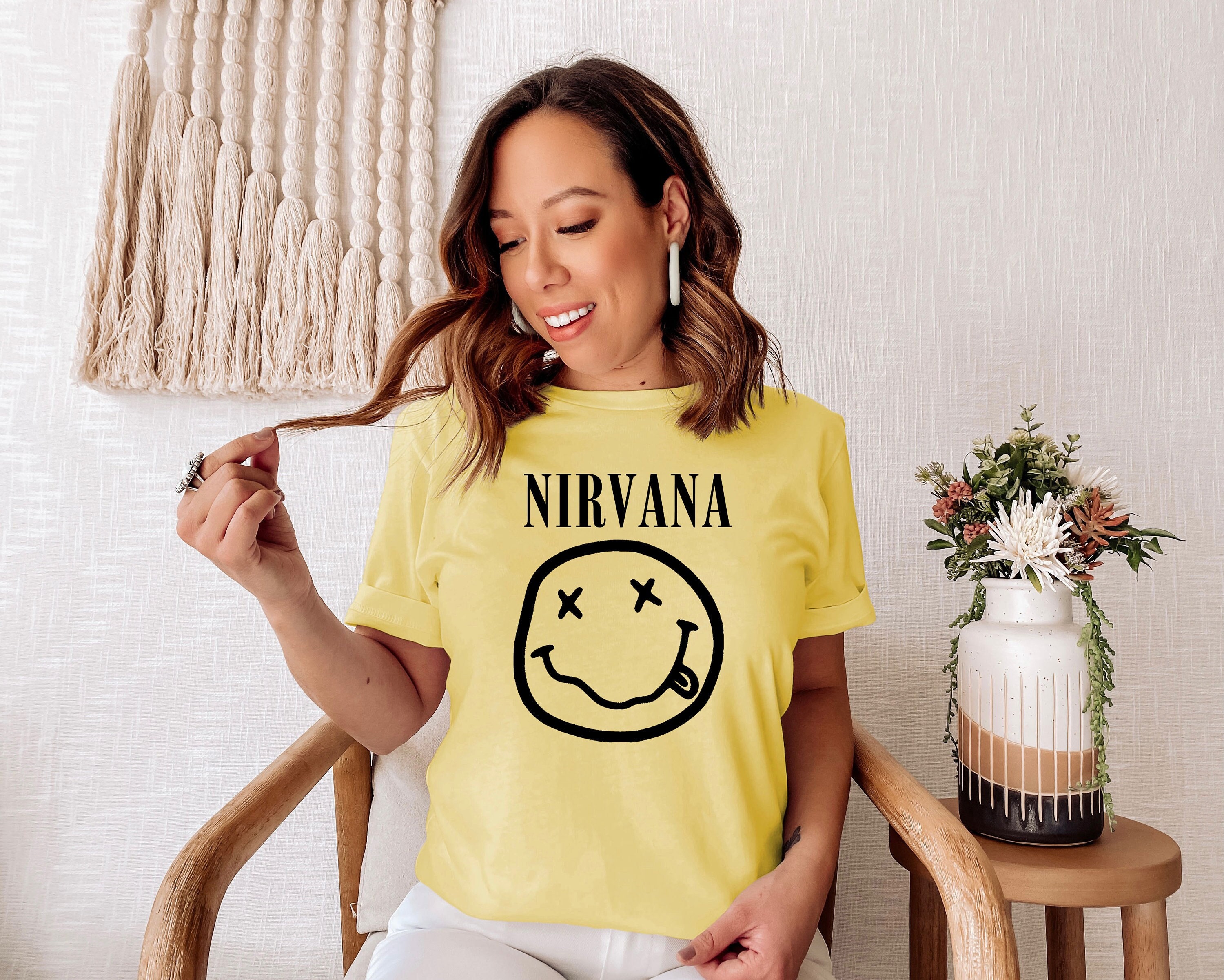 Girl with nirvana shirt 2025