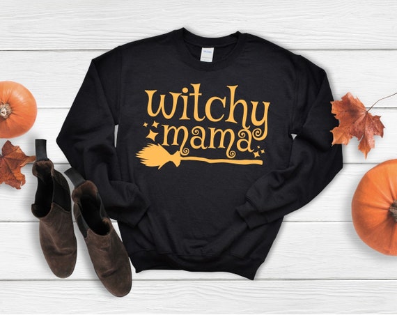 Witchy Mama Shirt Halloween Mom 
