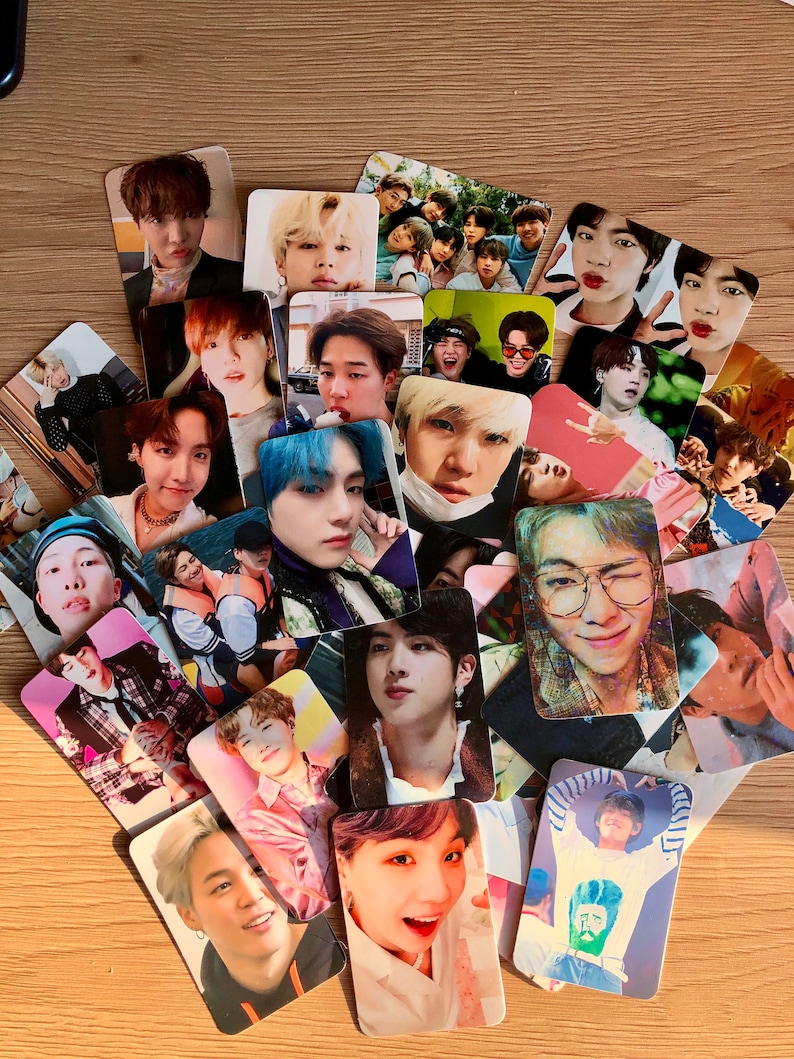 BTS Holographic Photocards Etsy